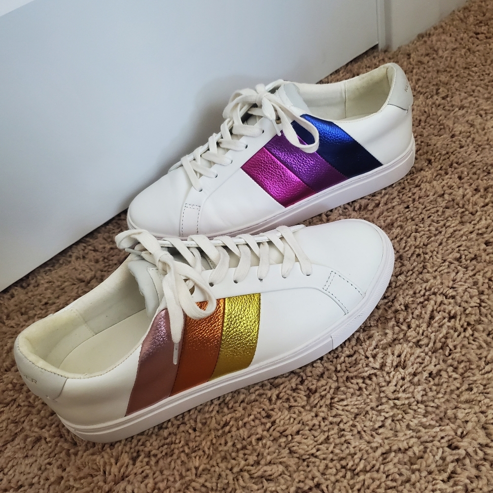 Kurt Geiger lane rainbow sneakers